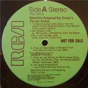 Various - Specially Prepared For Disco's