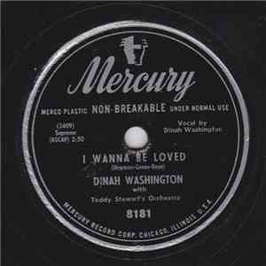 Dinah Washington - I Wanna Be Loved / Love With Misery