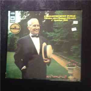 Maurice Chevalier - Enregisterement Public Théàtre Des Champs-Elysées 1er O ...