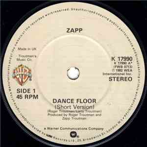 Zapp - Dance Floor / More Bounce To The Ounce