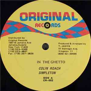 Colin Roach, Simpleton / Tenor Senior - In The Ghetto / Unno Fi Know