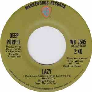 Deep Purple - Lazy / When A Blind Man Cries