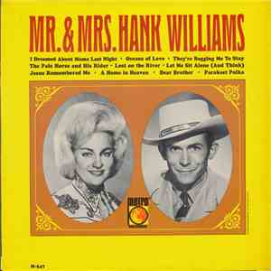 Mr. & Mrs. Hank Williams - Mr. & Mrs. Hank Williams