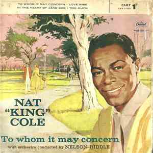 Nat King Cole - To Whom It May Concern