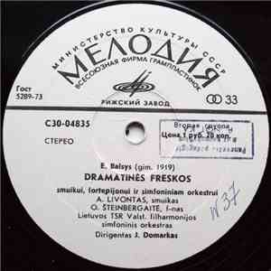 Eduardas Balsys - Dramatinės Freskos / Saulę Nešantis