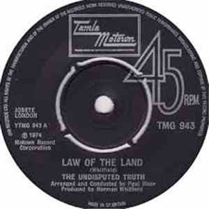 The Undisputed Truth - Law Of The Land