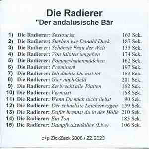 Die Radierer - Der Andalusische Bär