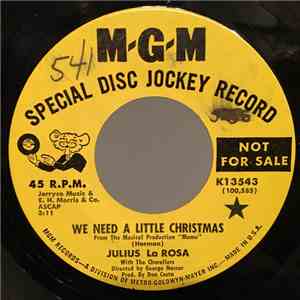 Julius La Rosa - We Need A Little Christmas