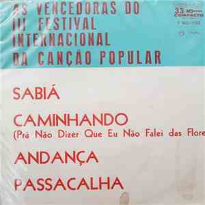 Various - As Vencedoras Do III Festival Internacional Da Canção Popular