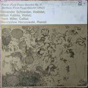 Fauré, Martinu, Alexander Schneider, Milton Katims, Frank Miller , Mieczysl ...