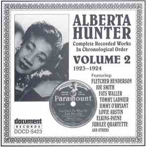 Alberta Hunter - Complete Recorded Works In Chronological Order, Volume 2 (February 1923 To C. November 1924)