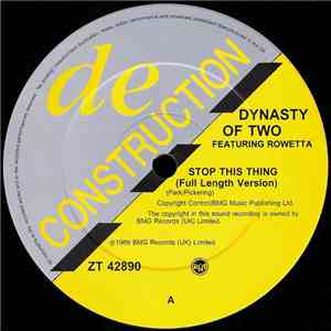 Dynasty Of Two - Stop This Thing
