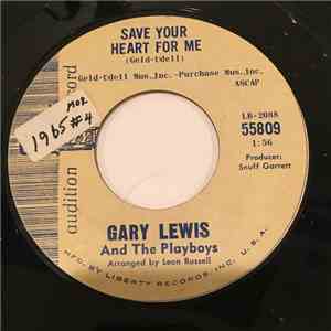 Gary Lewis And The Playboys - Save Your Heart For Me