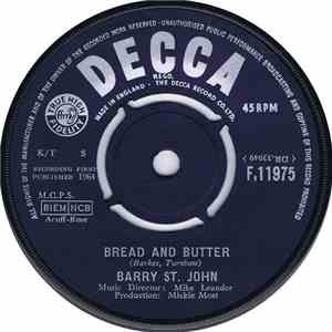 Barry St. John - Bread And Butter / Cry To Me