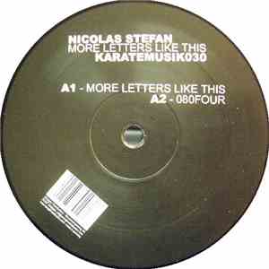 Nicolas Stefan - More Letters Like This