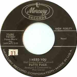 Patti Page - I Wish I'd Never Been Born