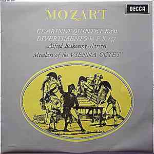 Mozart, Alfred Boskovsky, Members Of The Vienna Octet - Clarinet Quintet K. ...