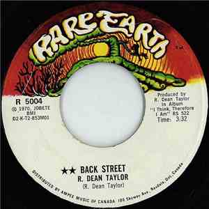R. Dean Taylor - Back Street / Gotta See Jane