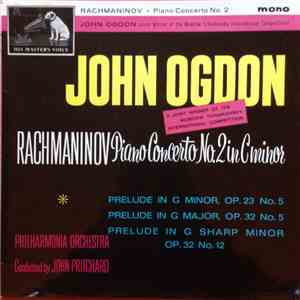 Rachmaninov ; John Ogdon, Philharmonia Orchestra Conducted By John Pritchar ...