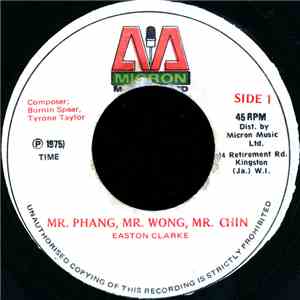Easton Clarke - Mr. Phang, Mr. Wong, Mr. Chin