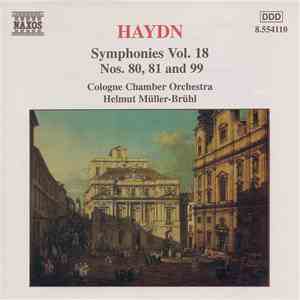 Haydn - Cologne Chamber Orchestra, Helmut Müller-Brühl - Symphonies Vol. 18 ...