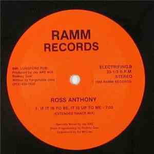 Ross Anthony - If It Is To Be, It Is Up To Me