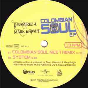 D.Ramirez & Mark Knight - Colombian Soul E.P