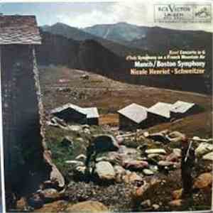 Ravel / d'Indy - Munch / Boston Symphony, Nicole Henriot-Schweitzer - Conce ...