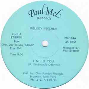 Melody Beecher - I Need You