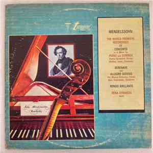 Mendelssohn, Rena Kyriakou - The World Première Recordings Of Concerto In A ...
