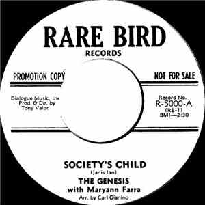 The Genesis  With Maryann Farra - Society's Child
