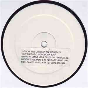 Delegate - The Balearic Songbook E.P.
