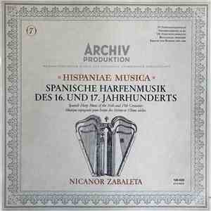 Nicanor Zabaleta - Spanische Harfenmusik Des 16. Und 17. Jahrhunderts