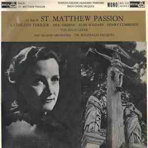 J.S. Bach / The Jacques Orchestra / Dr. Reginald Jacques - St. Matthew Passion - Record 2