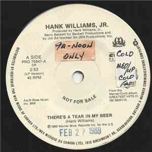 Hank Williams Jr. - There's A Tear In My Beer/You Brought Me Down To Earth