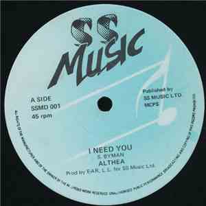 Althea - I Need You