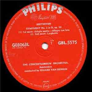 Beethoven, Ambroise Thomas, The Concertgebouw Orchestra Of Amsterdam, Eduar ...
