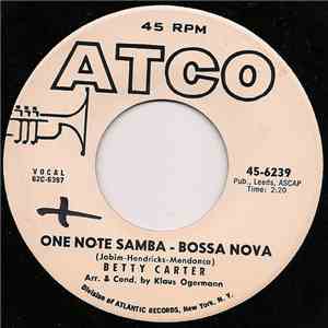 Betty Carter - One Note Samba - Bossa Nova