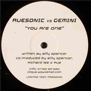Ruesonic vs Gemini  - You Are One