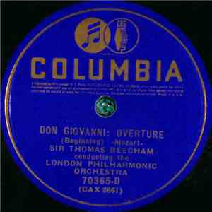 Leopold Mozart - Sir Thomas Beecham, The London Philharmonic Orchestra - Don Giovanni: Overture