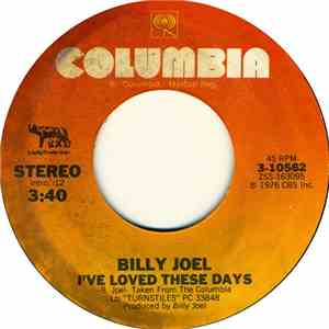Billy Joel - I've Loved These Days