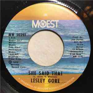Lesley Gore - She Said That / The Road I Walk