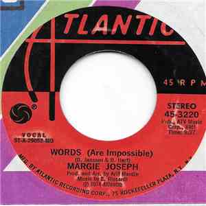 Margie Joseph - Words (Are Impossible)