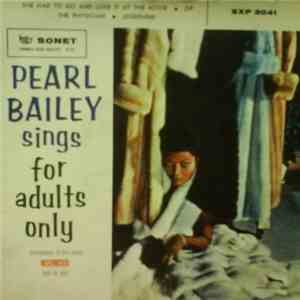 Pearl Bailey - Sings For Adults Only