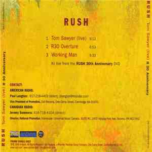 Rush - Tom Sawyer (Live) R30 Anniversary