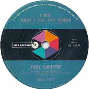 Tony Christie - I Did What I Did For Maria