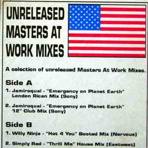 Various - Unreleased Masters At Work Mixes