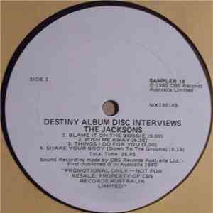 The Jacksons - Destiny Album Disc Interviews