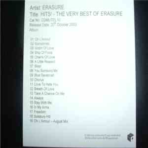 Erasure - Hits! The Very Best Of Erasure