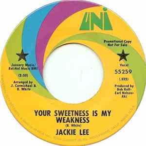 Jackie Lee - Your Sweetness Is My Weakness / You Were Searching For A Love